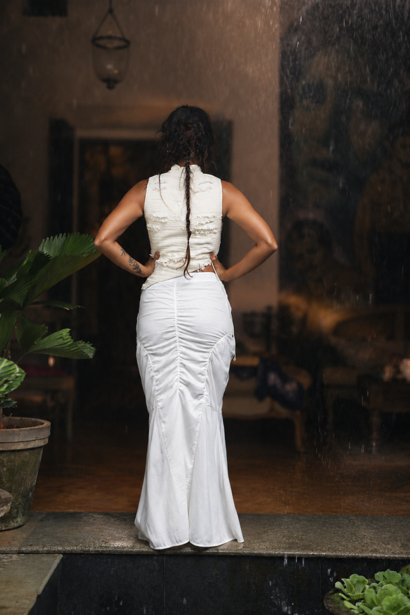 Pilgrim Skirt - white