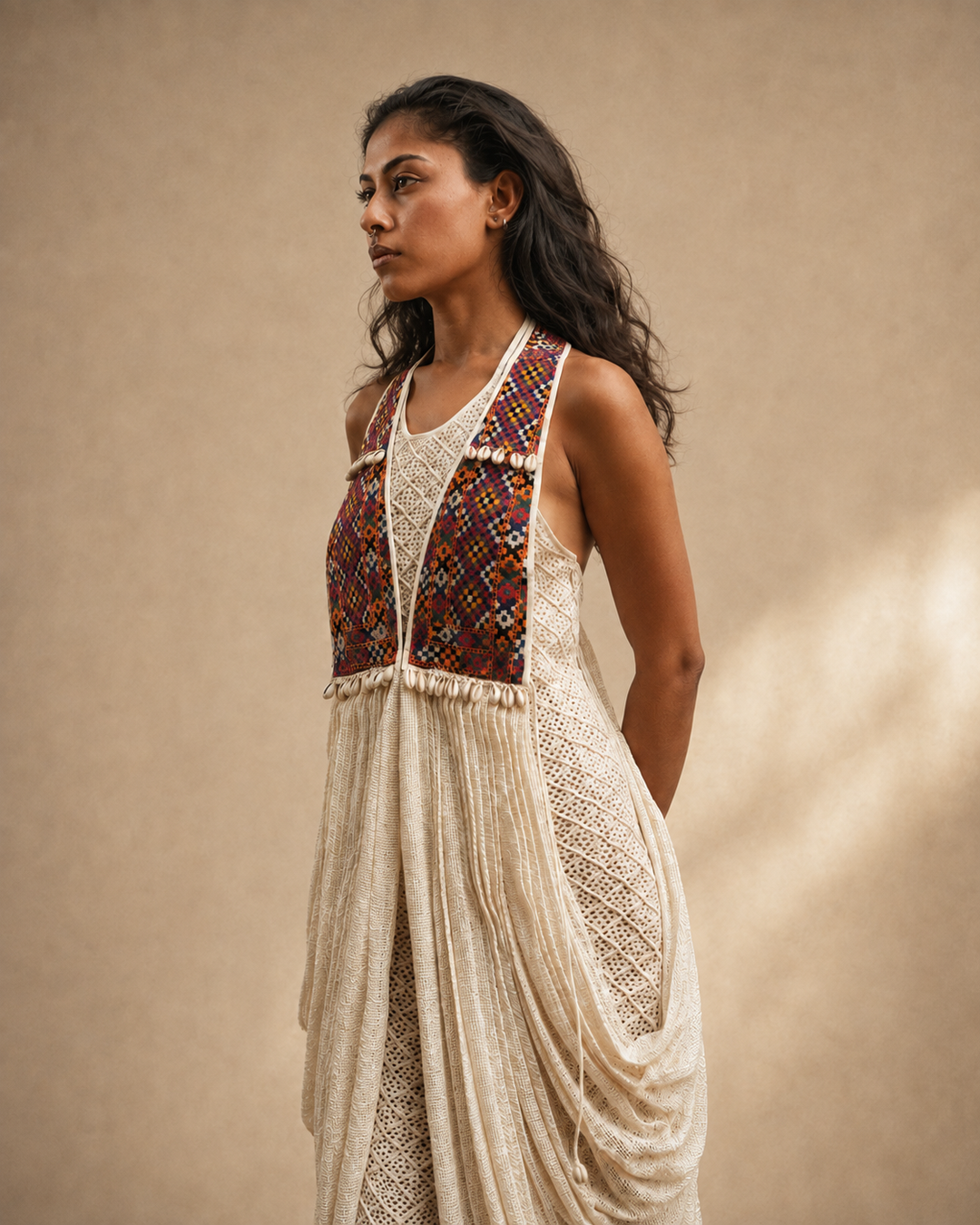 Ivory tribal butterfly