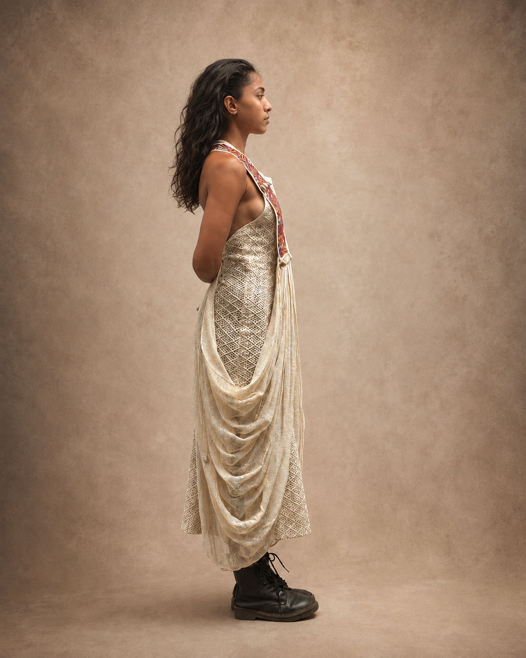 Ivory tribal butterfly