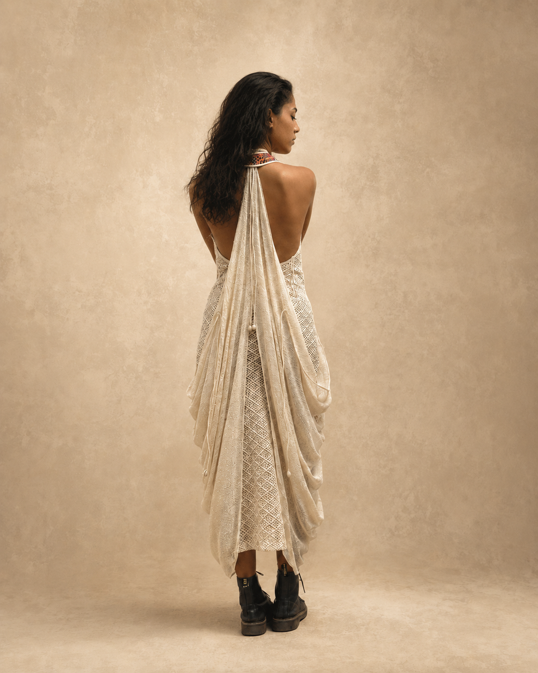 Ivory tribal butterfly